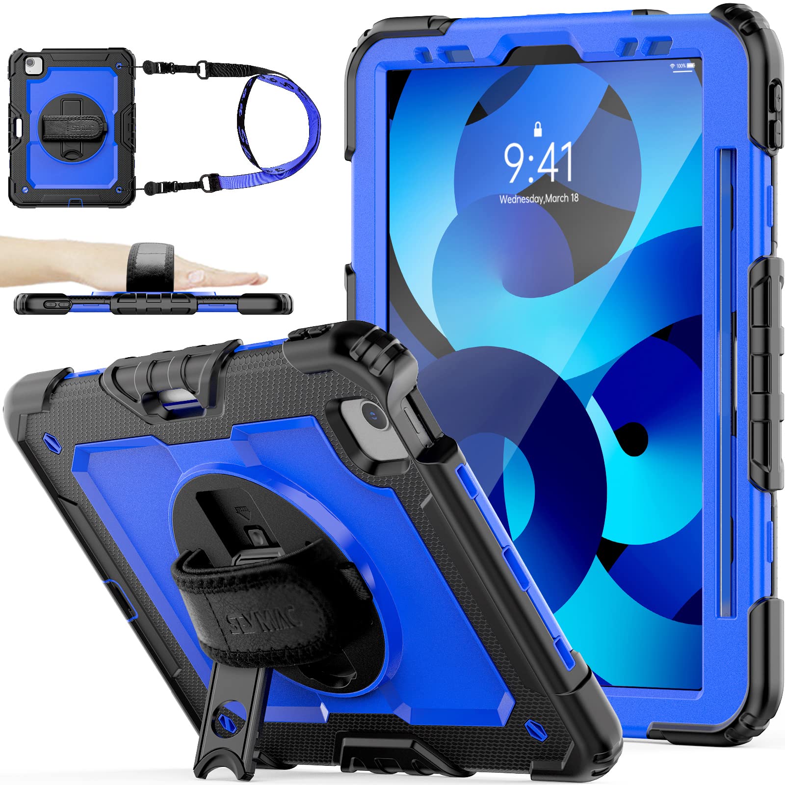Amazon.com: SEYMAC stock Case for iPad Air 5th/4th Generation/Pro